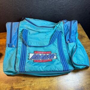Vintage Kinetic Energy K2 Teal Blue Duffle Bag‎ Gym Sports Travel Bag (2D)